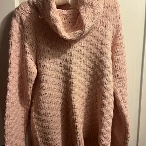 Preswick & Moore Soft Pink Cowl Neck Sweater